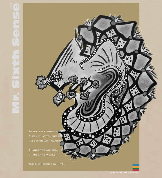 Mr. Sixth Sense Tee / 第六感クン|sand × Monochrome