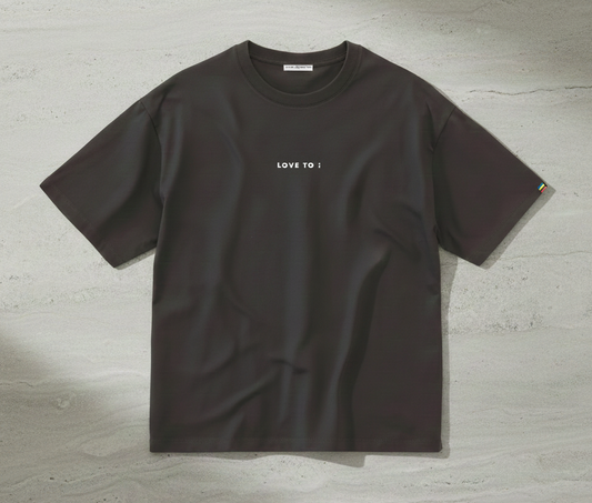 T-shirt / LOVE TO i (B/W)